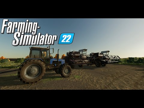 Видео: Уборка соевых бобов на СК-5 НИВА. Farming Simulator 22.