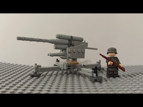 Видео: ! tutorial for flak 88 from Lego/// инструкция на flak 88 из Лего !
