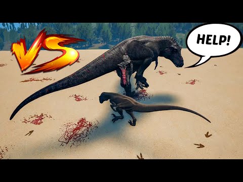 Видео: 🦖 Utah vs two Rex | Юта против двух Рексов | The Isle 🦖