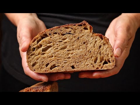 Видео: Не Залишить Байдужим Нікого! Житньо-пшеничний Хліб На Житній Заквасці