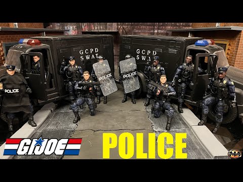 Видео: 10 фигурок Hasbro G.I. Joe, классифицированных как полицейский, полицейский, чрезвычайные силы, S...