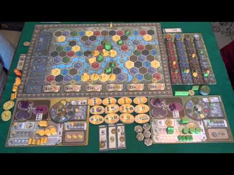 Видео: Терра Мистика - играем в настольную игру, board game Terra Mystica