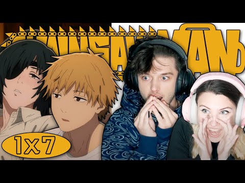 Видео: Человек-бензопила 1x7: «Вкус поцелуя» // Реакция и обсуждение