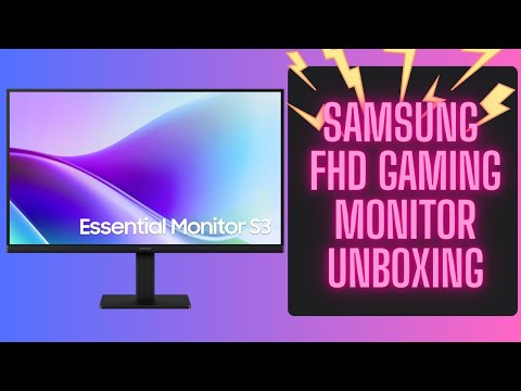 Видео: Игровой монитор Samsung FHD 120 Гц IPS | Игры по выгодной цене | Распаковка и первый взгляд
