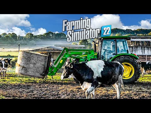 Видео: Распорядок дня на молочной ферме | Farming Simulator 22