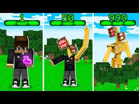 Видео: Я СТАНОВЛЮСЬ СИРЕНОГОЛОВЫМ С КАЖДЫМ УРОВНЕМ В МАЙНКРАФТ! ЕНОТИК SIRENHEAD MINECRAFT