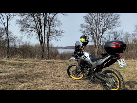 Видео: Voge 300 Rally первый выезд и сразу два шмяка!