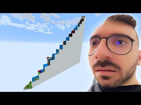 Видео: ОГРОМНО СТЪЛБИЩЕ С ПАРКУР - Minecraft Parkour Staircase