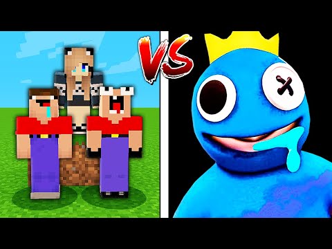 Видео: 2 НУБА И ДЕВУШКА ПРО ПРОТИВ РАДУЖНЫЕ ДРУЗЬЯ РОБЛОКС В МАЙНКРАФТ | Нубик Пэнн Minecraft