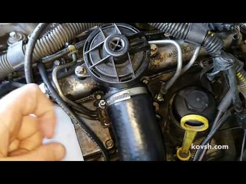 Видео: Запланированный подсос воздуха на Opel Frontera 2.2d, X22DTH