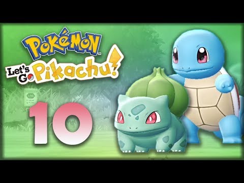 Видео: СКВИРТЛ И БУЛЬБАЗАВР - Pokemon: Let's Go, Pikachu #10 - Прохождение (ПОКЕМОНЫ НА НИНТЕНДО СВИЧ)