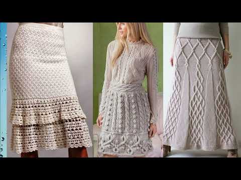 Видео: ШИКАРНЫЕ ВЯЗАННЫЕ ЮБКИ СПИЦАМИ И КРЮЧКОМ