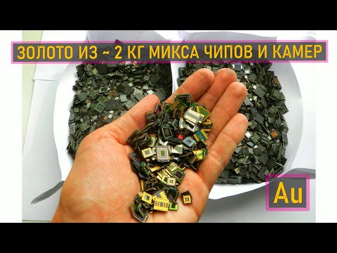 Видео: ПРОСТАЯ ДОБЫЧА ЗОЛОТА ИЗ ~ 2 КГ МИКСА ЧИПОВ И КАМЕР!