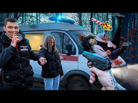 Видео: УГНАЛИ СКОРУЮ МАНЬЯКА И СБИЛИ ЕГО НА МАШИНЕ. ПСИХ СПАС МЕНЯ
