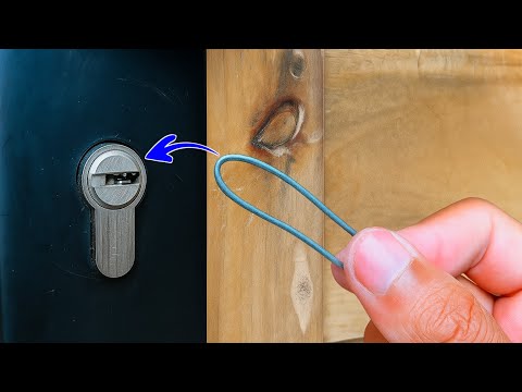 Видео: Как только вы узнаете этот способ, открыть замок без ключа станет очень легко!