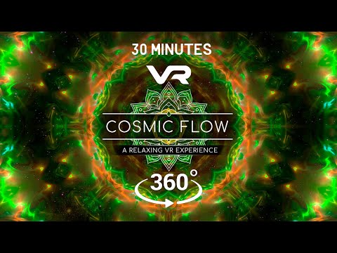 Видео: Космический поток: Расслабляющий VR опыт в 360° на 30 Минут