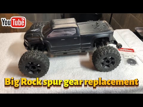 Видео: Модернизация прямозубой шестерни Arrma Big Rock Steel и как это сделать.