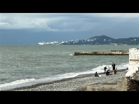 Видео: Конец сезона в Сочи / Адлер / Пляж 🏝️ Богатырь / Бархатные сезоны 