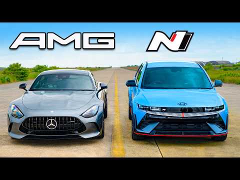 Видео: Кто победит в заезде: Mercedes-AMG GT или же Hyundai IONIQ 5 N?
