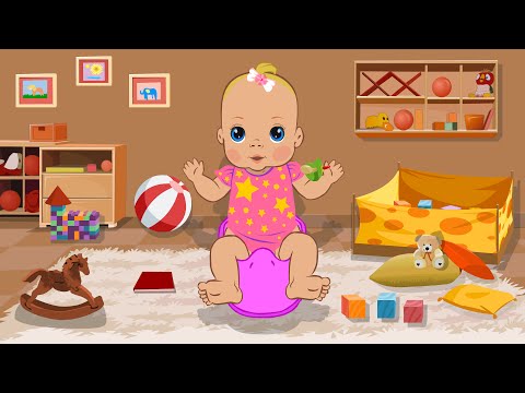 Видео: Журчалка (звук струи воды) для приучения ребенка к горшку / Садим на горшок