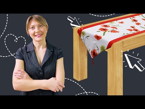 Видео: Kак сделать дорожка на стол за 15 минут / И как сделать кисточку из нити