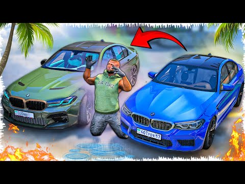 Видео: Джонни өзінің БМВ Ф-90 көлігін мықты тюнингтады 🔧 (GTA V)