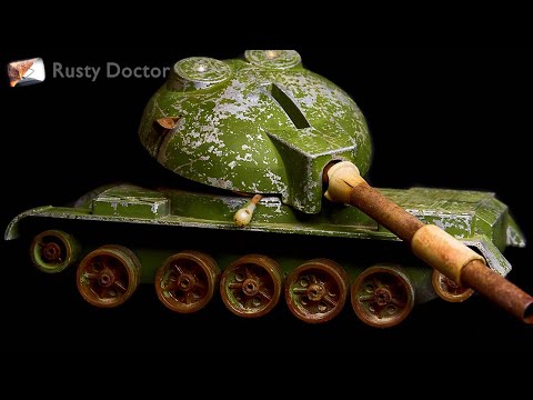 Видео: Реставрация танка СССР | завод игрушек ПРОГРЕСС