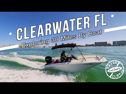 Видео: Исследую Клируотер, Флорида, на моем Boston Whaler Super Sport