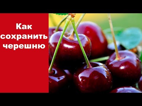 Видео: Как сохранить черешню | Самая вкусная сушеная черешня