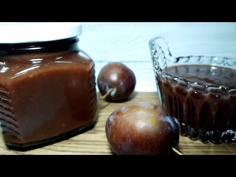 Видео: A very interesting recipe!Plum jam with chocolate!Очень интересный рецепт!Сливовый джем с шоколадом!