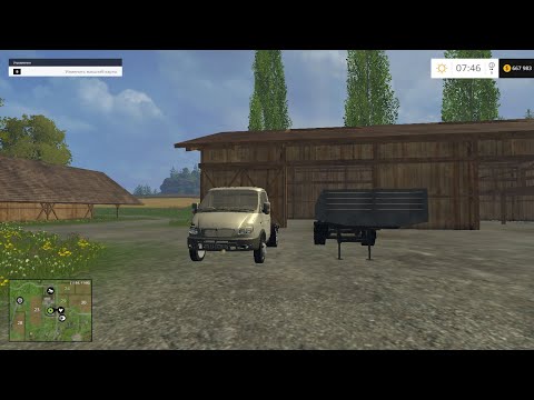 Видео: Мод на Газель с прицепами для Farming Simulator 2015