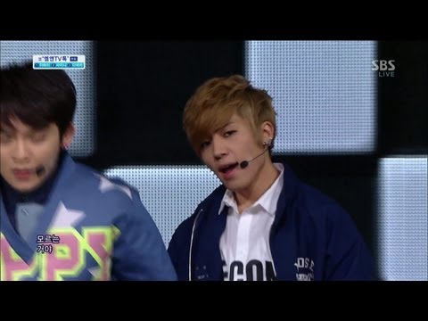 Видео: TEEN TOP [Длинные прямые волосы] @ SBS Inkigayo Популярная песня 20130324
