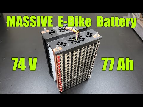 Видео: Самодельный электромотоцикл — E-Bike — Gen II, Ep 3: аккумулятор 77 А·ч