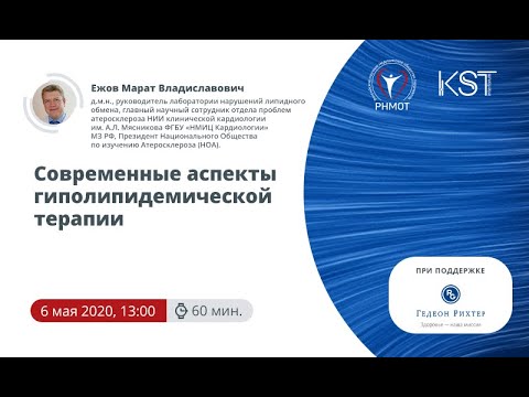 Видео: Современные аспекты гиполипидемической терапии