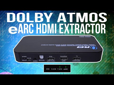 Видео: HDMI eARC Dolby Atmos Audio EXTRACTOR для дисплеев без eARC