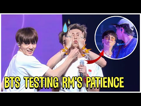 Видео: BTS испытывает терпение RM