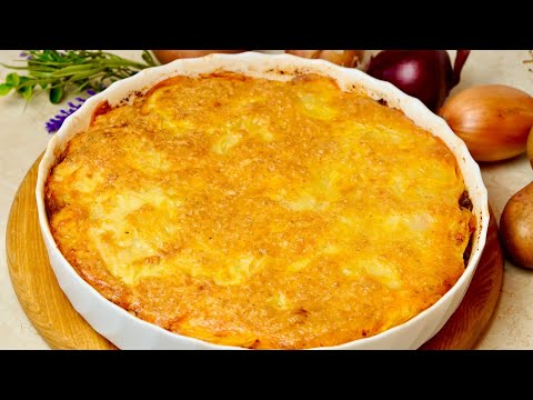 Видео: КАРТОФЕЛЬ с ФАРШЕМ в духовке! Картофельная запеканка с фаршем. ВКУСНОТА из фарша и картофеля!