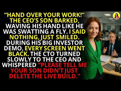 Видео: Сын генерального директора удалил прямую трансляцию — моя месть была рассчитана 💼 | #ОфисноеПраво...