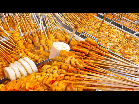 Видео: Корейские токпокки! Клиенты выстраиваются в очередь с самого утра. - Корейская уличная еда