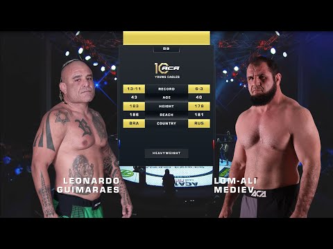 Видео: Леонардо Гимараеш vs. Лом-Али Медиев | Leonardo Guimaraes vs. Lom-Ali Mediev | ACA YE 59