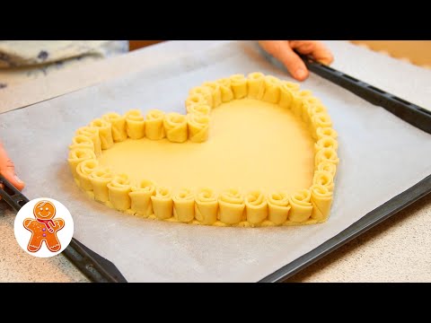 Видео: Пирог в Виде Сердца без Специальных Форм ✧ Пирог Валентинка