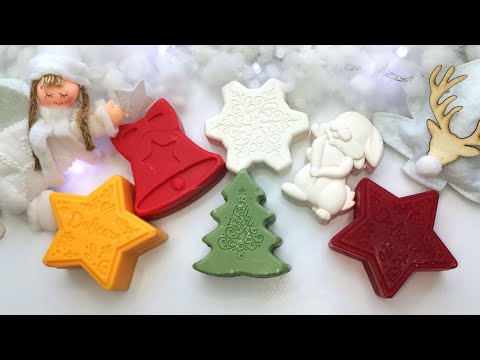 Видео: Cutting dry soap 🥂☃️🎄ASMR💚Резка мыла.