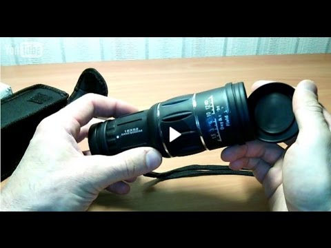 Видео: Монокуляр а-ля Bushnell 16х52 честный обзор. Monocular 16х52