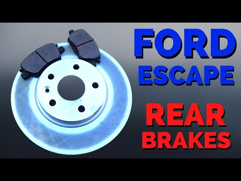 Видео: Как заменить задние тормоза: Ford Escape 2013-2019