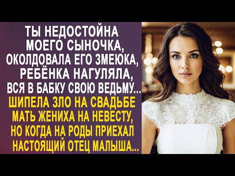 Видео: - Ты недостойна моего сына, да ещё и нагуляла на стороне - шипела зло на свадьбе мать жениха...