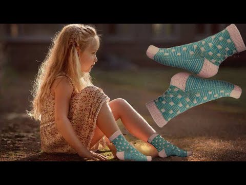 Видео: Носки спицами из остатков пряжи. #(2025).