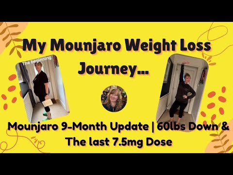 Видео: 9 месяцев, потеря 60 фунтов и моя последняя неделя на 7,5 мг! 💉 Обновление Mounjaro