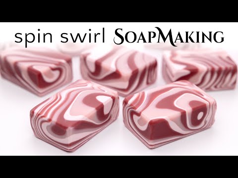 Видео: Изготовление мыла Spin Swirl