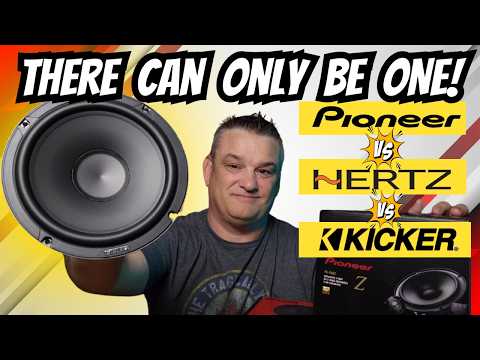 Видео: Какие 6,5-дюймовые компонентные динамики лучше? Hertz, Pioneer или Kicker!