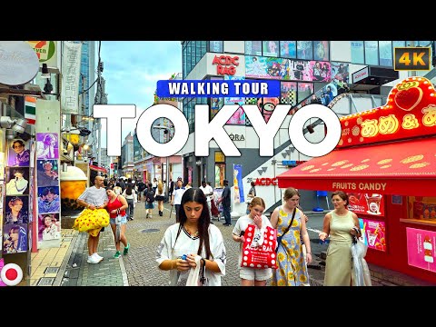 Видео: Токио, Япония – улица моды и культуры Харадзюку Vlog 4K Walking Tour